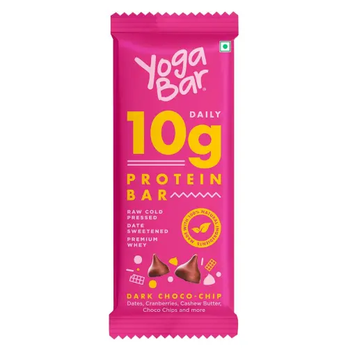 Yoga Bar Dark Chocolate + Cranberry 10g Protien Bar