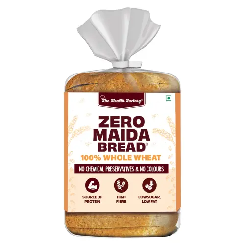 The Health Factory Zero Maida Bread Whole Wheat