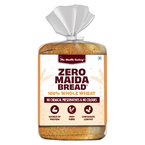 The Health Factory Zero Maida Bread Whole Wheat