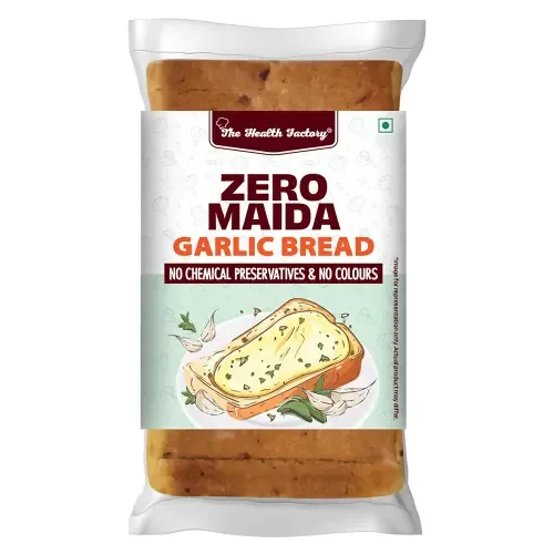 The Health Factory Zero Maida Garlic Bread