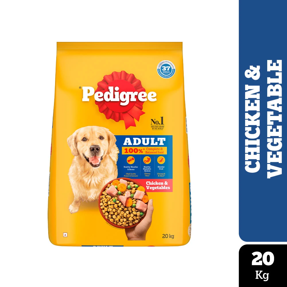Pedigree Chicken & Vegetables Adult Dog Food