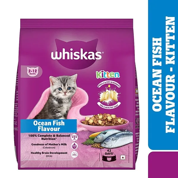 Whiskas Ocean Fish Flavour 2-12 Months Cat Food