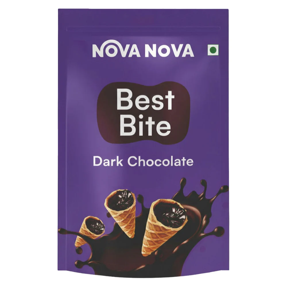 Nova Nova Best Bite Dark Chocolate Choco Filled Cones