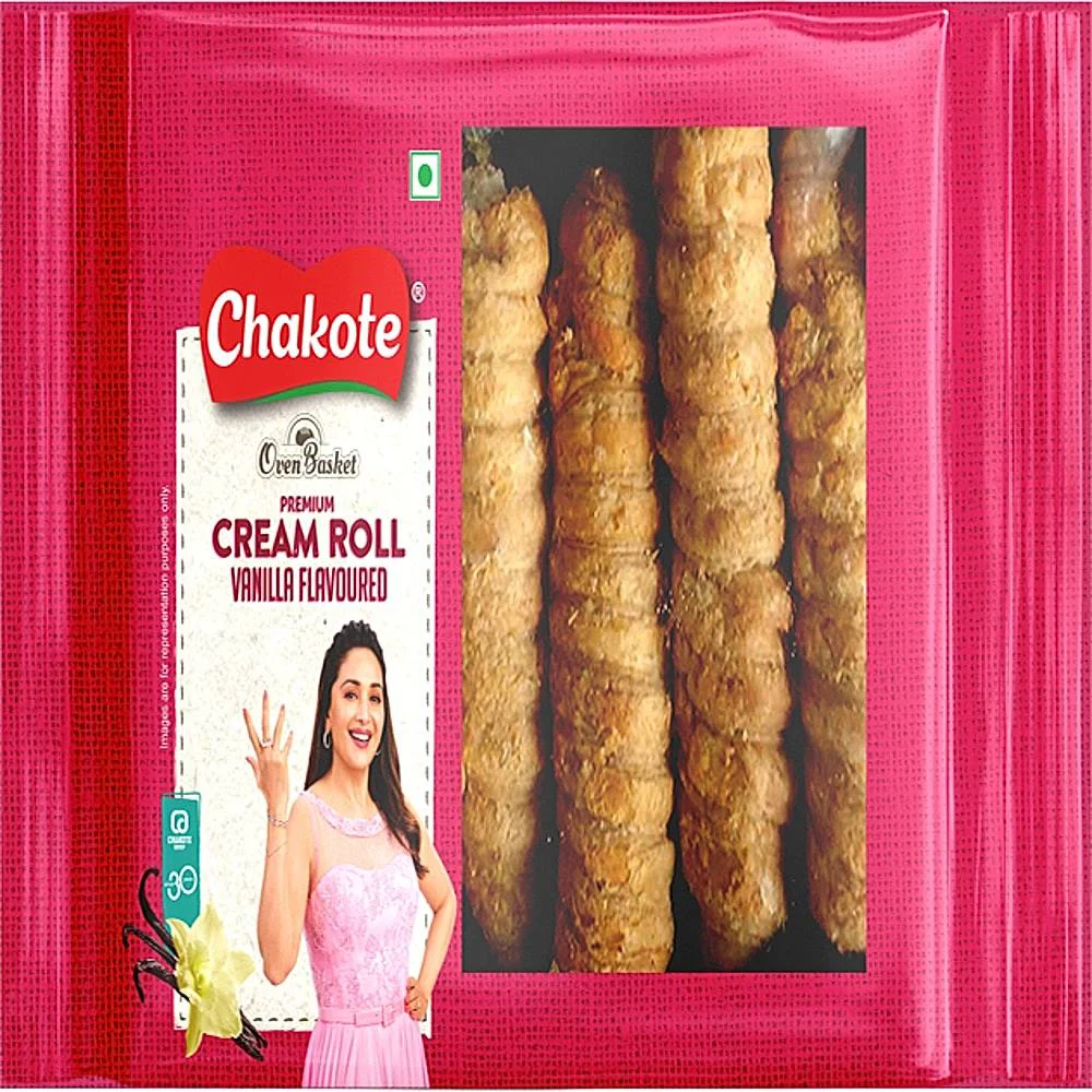 Chakote Premium Cream Roll Vanilla Flavoured