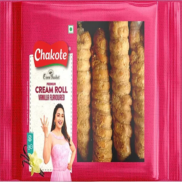 Chakote Premium Cream Roll Vanilla Flavoured