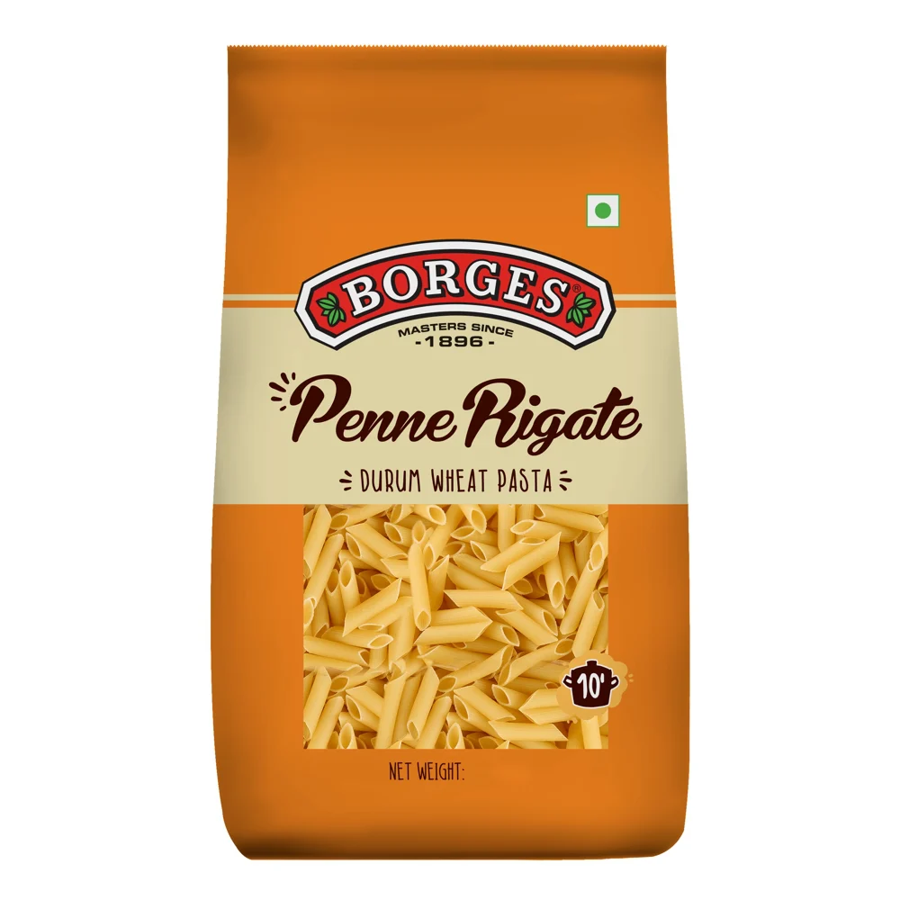 Borges Penne Rigate Durum Wheat Pasta