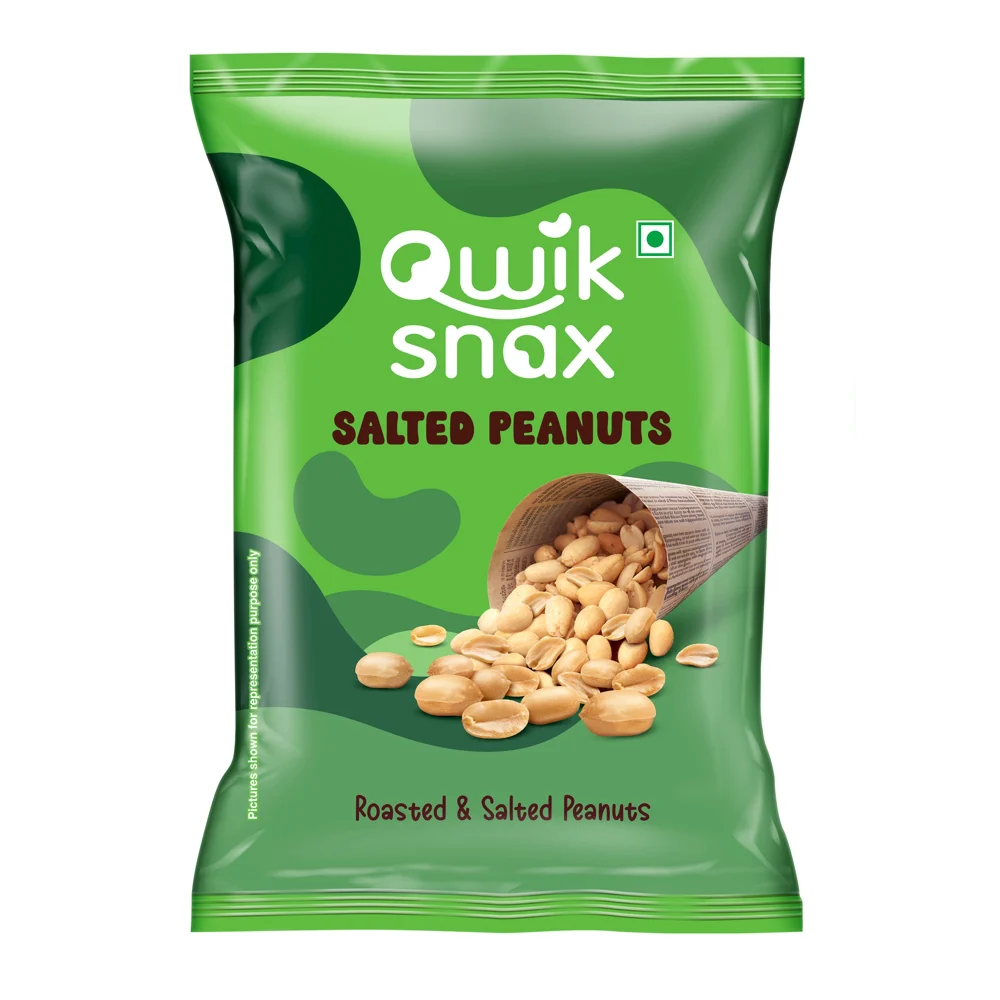Qwick Snax Roasted & Salted Peanuts