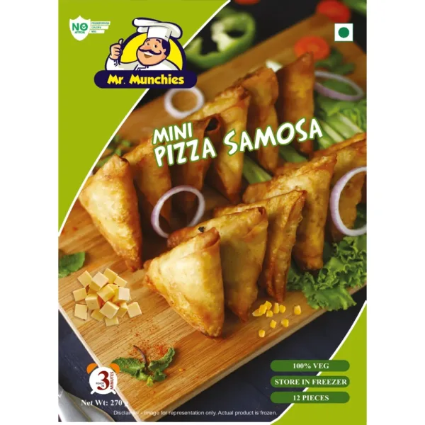 Mr. Munchies Mini Samosa Pizza