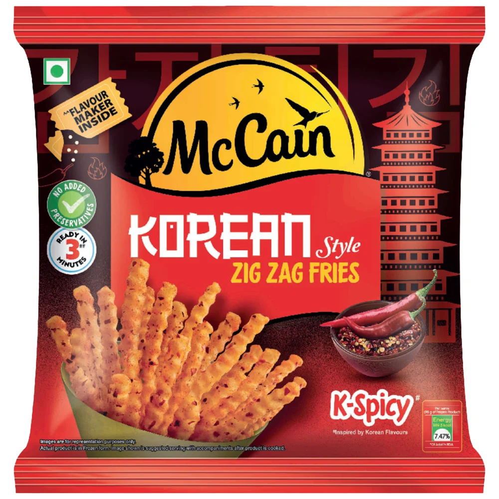 Mccain Korean Zig Zag Fries K-Spicy