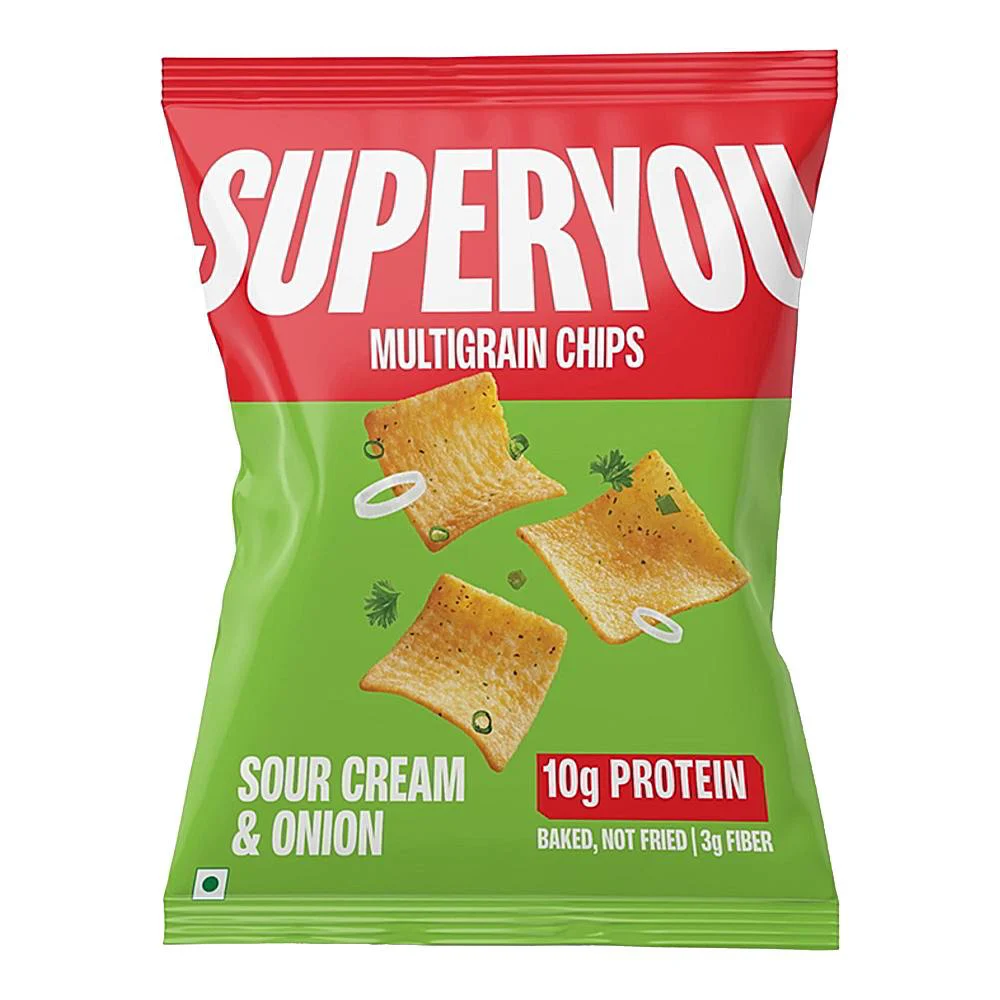 Superyou 10G Protein Sour Cream & Onion Multigrain Chips