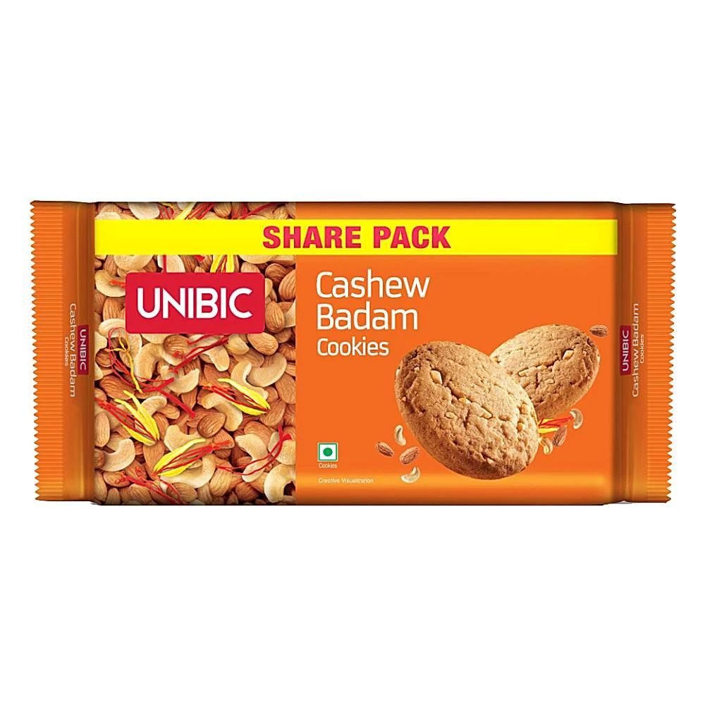 Unibic Cashew Badam Cookies (5 U x 97 g)