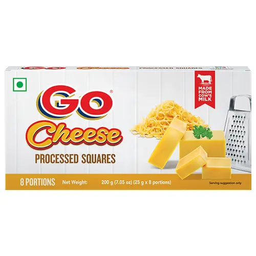 Gowardhan Go Cheese Processed Square