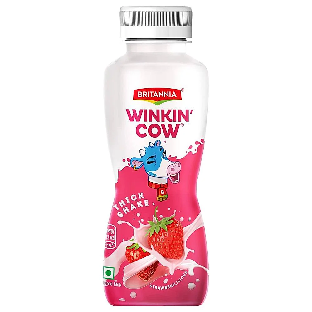 Britannia Winkin Cow Strawberry Milkshake