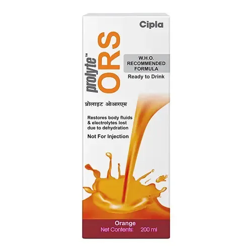 Cipla Prolyte ORS - Orange Flavour