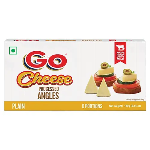 Gowardhan Processed Cheese Angles Plain