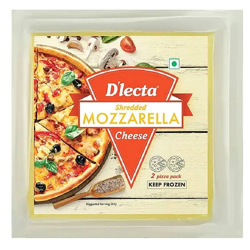 D'lecta Frozen Shredded Mozzarella Cheese