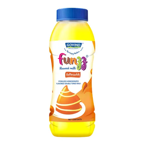 Govind Funzz Butterscotch Flavoured Milk Bottle
