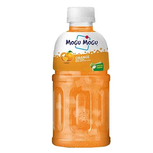 Mogu Mogu Ornge Juice Drink with Nata De Coco