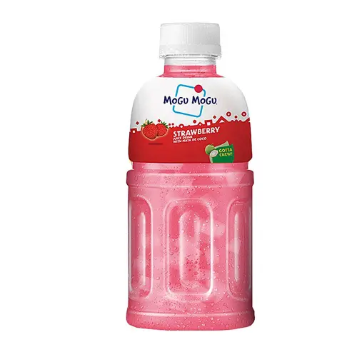 Mogu Mogu Strawberry Juice Drink With Nata De Coco