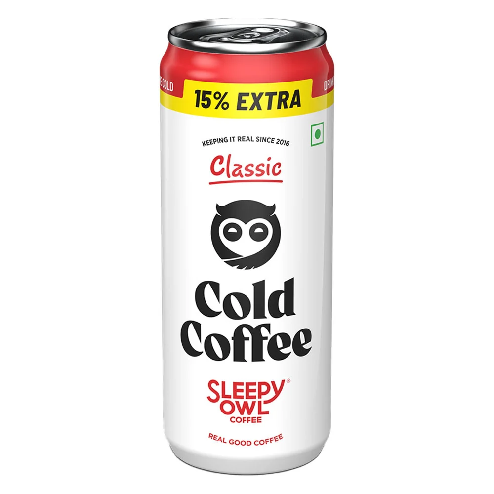 Sleepy Owl Cold Coffee Can Classic