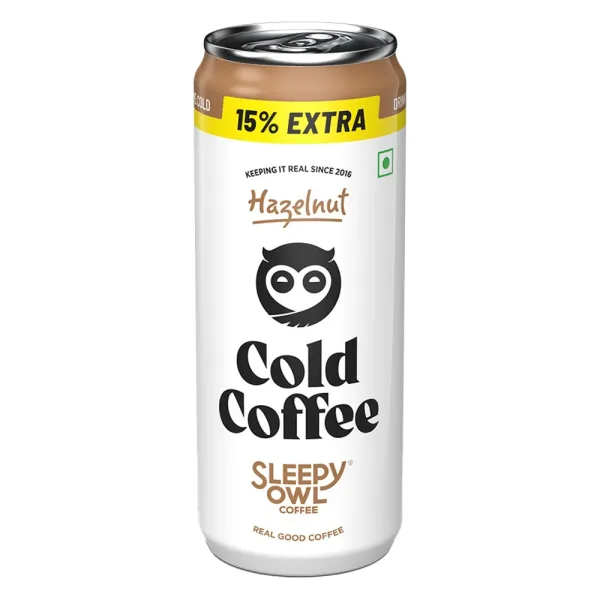 Sleepy Owl Cold Coffee Can Hazelnut