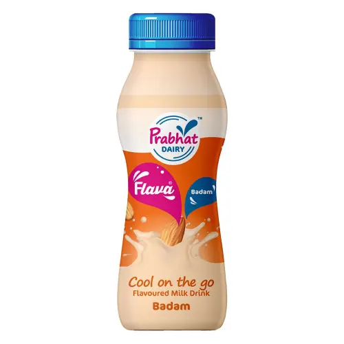 Prabhat Badam Flavoured Milk Bottle