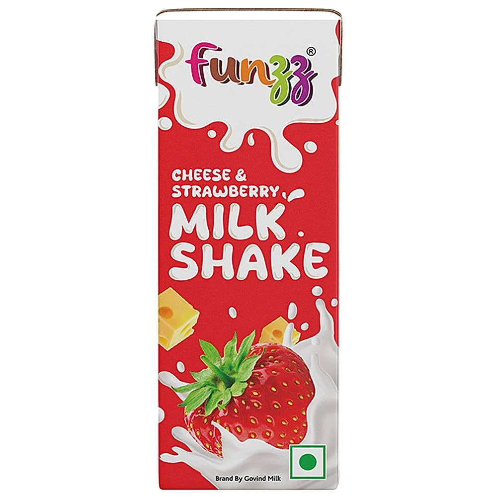Funzz Cheese & Strawberry Milk Shake
