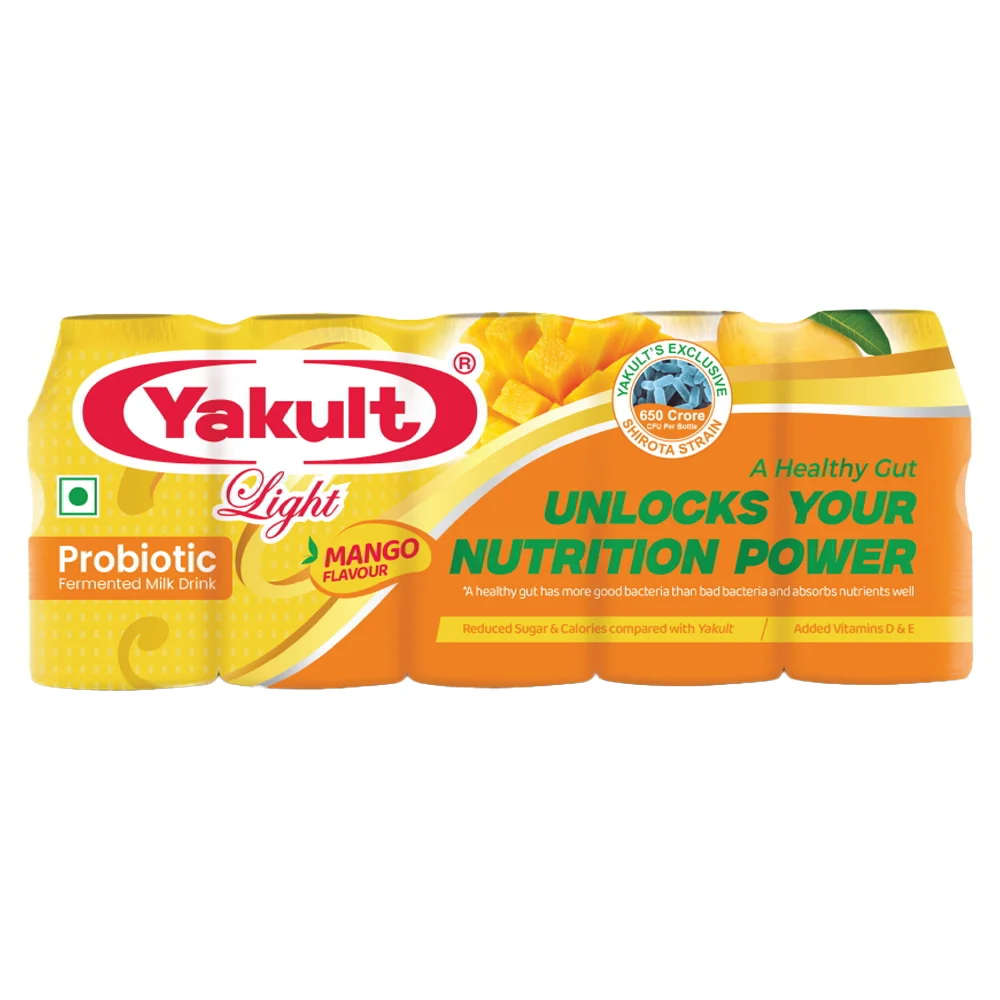 Yakult Light Mango Probiotic Milk Drink