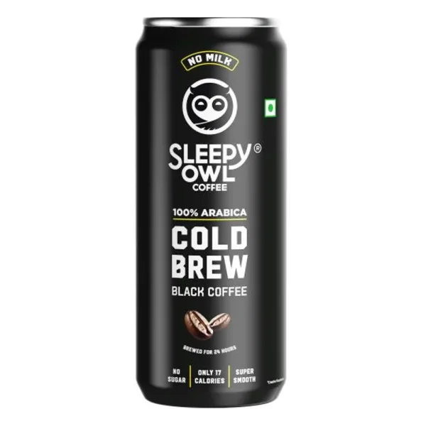 Sleepy Owl No Milk Cold Brew Black Coffee