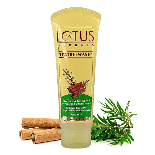 Lotus Herbals Teatreewash Tea & Cinnamon Face Wash