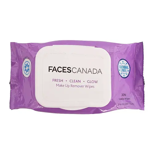 Faces Canada Clean Glow Make Up Remover Wipes