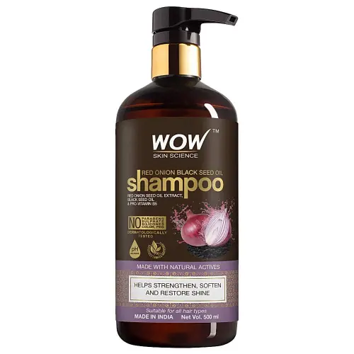 WOW Red Onion Black Seed Oil Shampoo