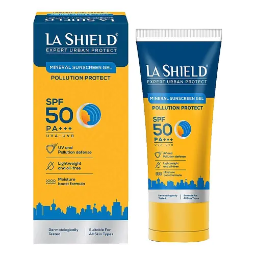 La Shield Pollution Protect Mineral Sunscreen Gel SPF 50