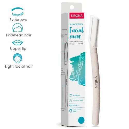 Sirona Blink & Glow Facial Razor For Women