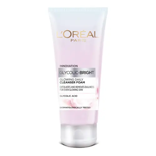L'Oreal Paris Glycolic Bright Daily Foaming Face Cleanser