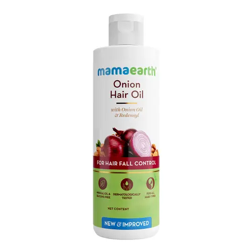 Mamaearth Onion Hair Oil With Redensyl