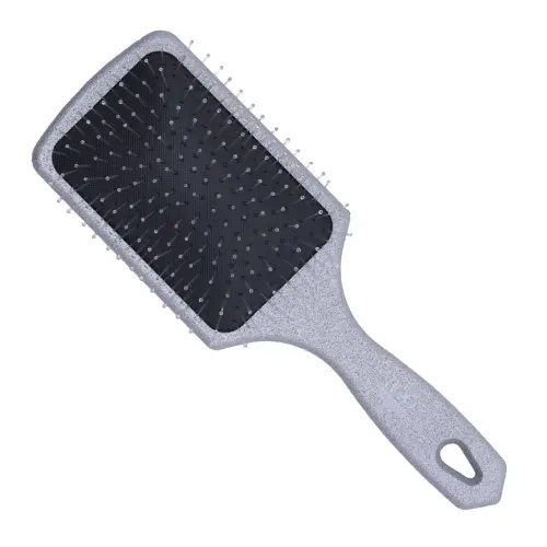 Roots Hair Brush  (RZTP:SG) Paddle - Silver Glitter