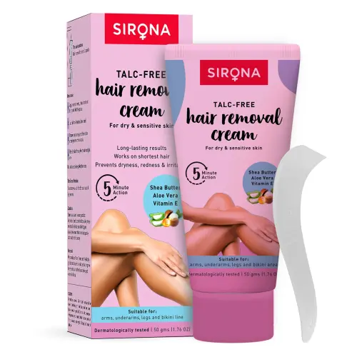 Sirona Talc-Free Hair Removal Cream For Dry & Sensitive Skin