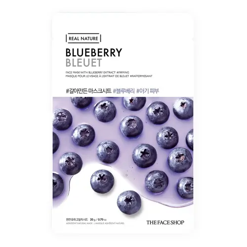 The Face Shop Real Nature Blueberry Sheet Mask