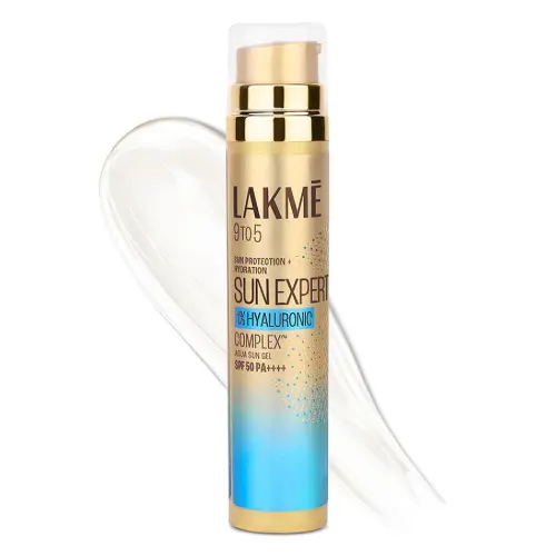 Lakme 9 to 5 Sun Expert 5% Hyaluronic Aqua Sun Gel SPF 50