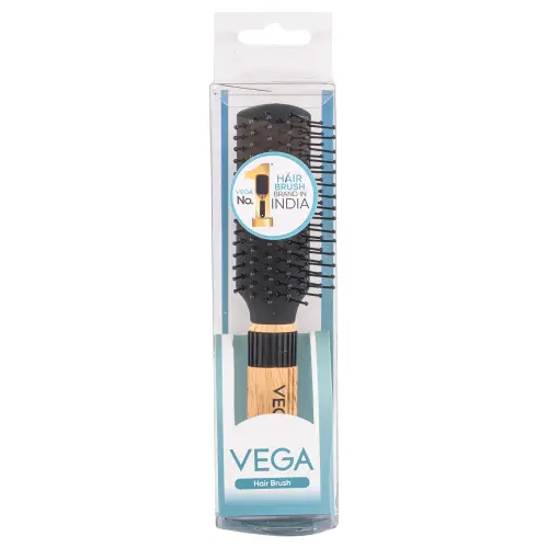 Vega Mini - Flat Hair Brush (R5-FB) Black