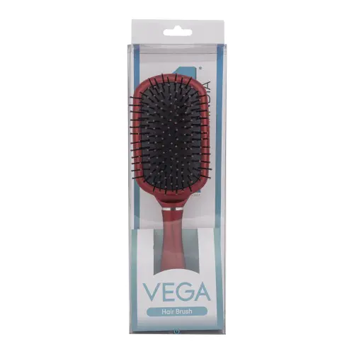 Vega Paddle Hair Brush (E11-PB) Red