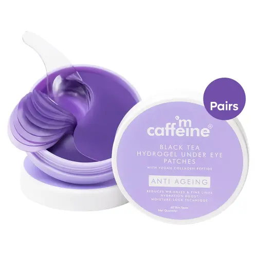Mcaffeine Black Tea Hydrogel Under Eye Patches Vegan Collagen Peptide