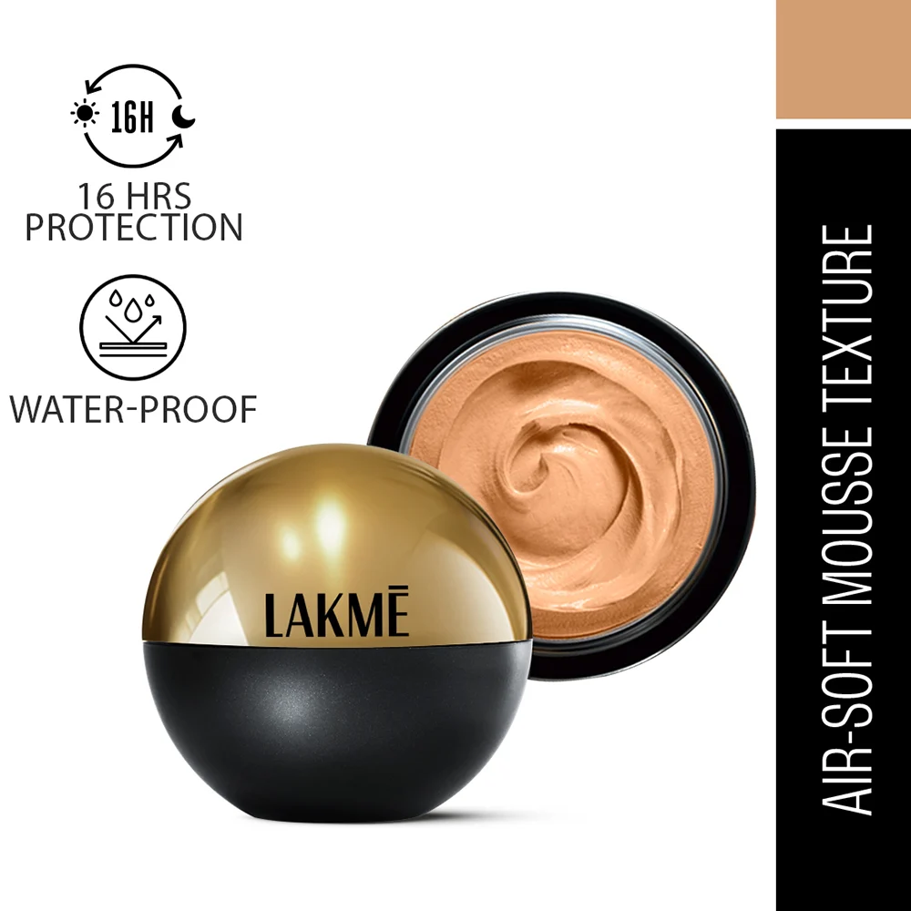 Lakme Xtraordin-Airy Mattreal Mousse Foundation Beige Honey