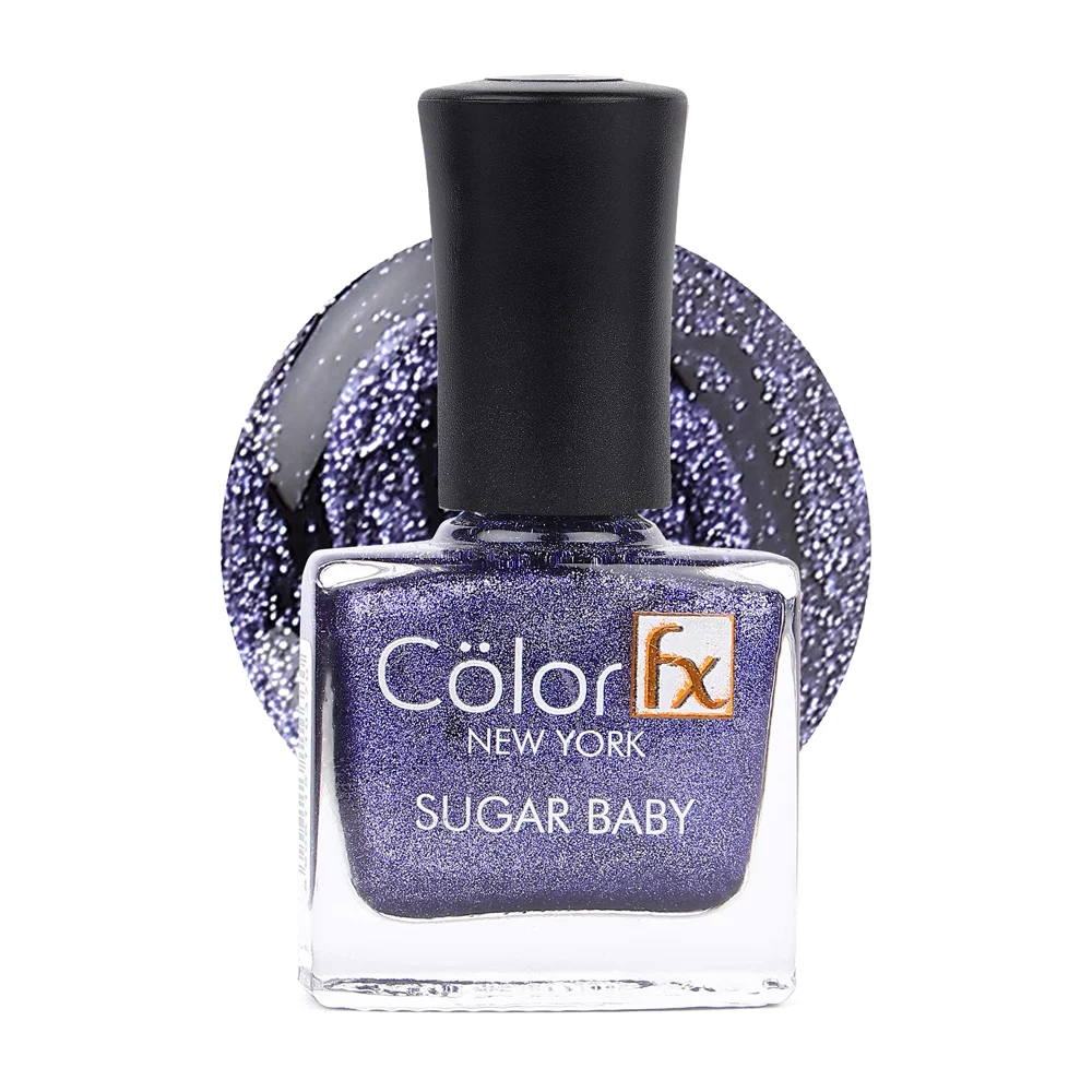 Colour Fx New York Sugar Royal 114 Nail Enamel - Blue