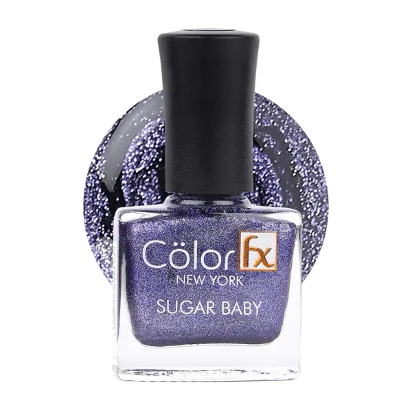 Colour Fx New York Sugar Royal 114 Nail Enamel - Blue