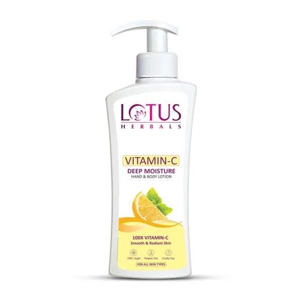Lotus Herbals Vitamin-C Deep Moisture Hand & Body Lotion
