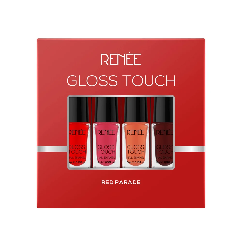 Renee Gloss Touch Nail Enamel Red Parade