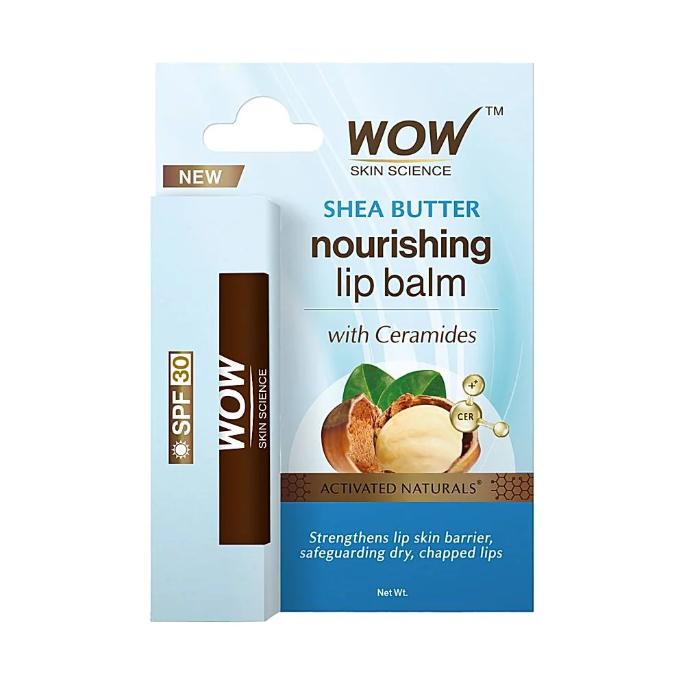 Wow Skin Science Shea Butter Nourishing Lip Balm Spf 30