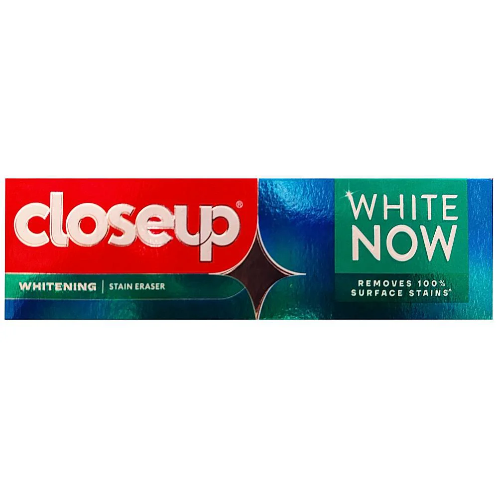 Closeup White Now Whitening Stain Eraser Toothpaste